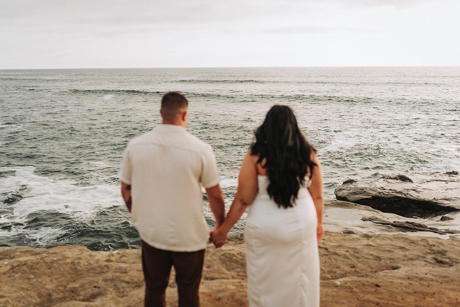 A Golden Hour Love Story: Engagement Session at Sunset Cliffs